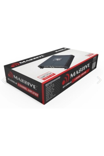 Massive 4 Kanallı Anfi 3000wat Rms Power @4 Ohm 60wx4ch