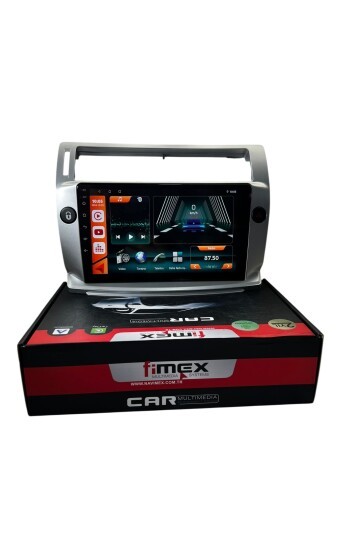 Citroen C4 2004-2010 FİMEX 4-64 (FANLI) DSPLİ PRO OEM MULTİMEDİA