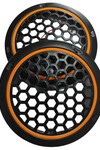 16 CM AMBER NEON LEDLİ HOPARLÖR KAPAĞI 2 ADET