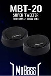 Mobass Mbt-20 20mm Dome Tweeter 50w Rms Power 100w Max Power 2li Takım